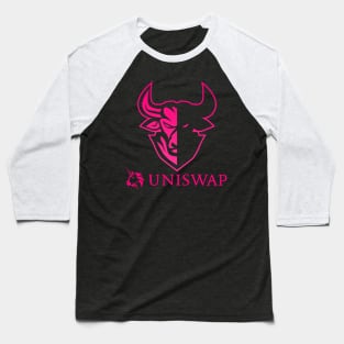 Uniswap UNI coin Crypto coin Crytopcurrency Baseball T-Shirt